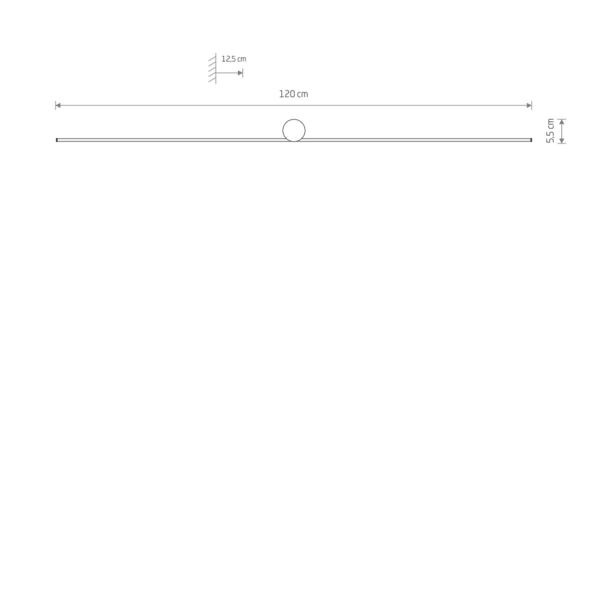 SPIN LED L white 3000K 11585 Nowodvorski