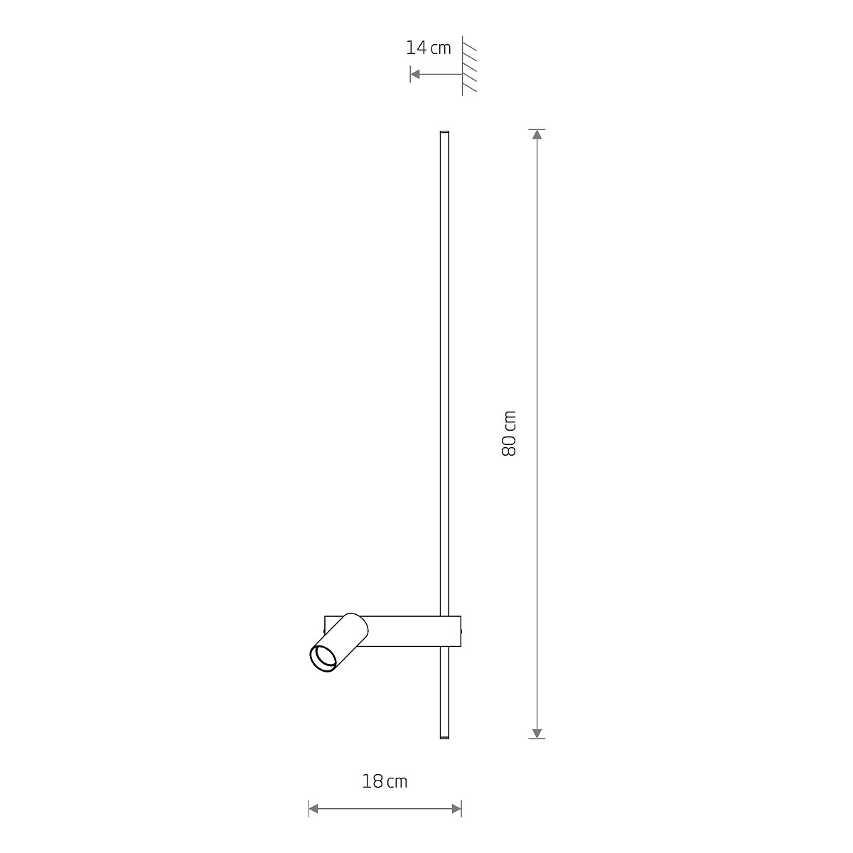 EASY LED RIGHT white 11580 Nowodvorski