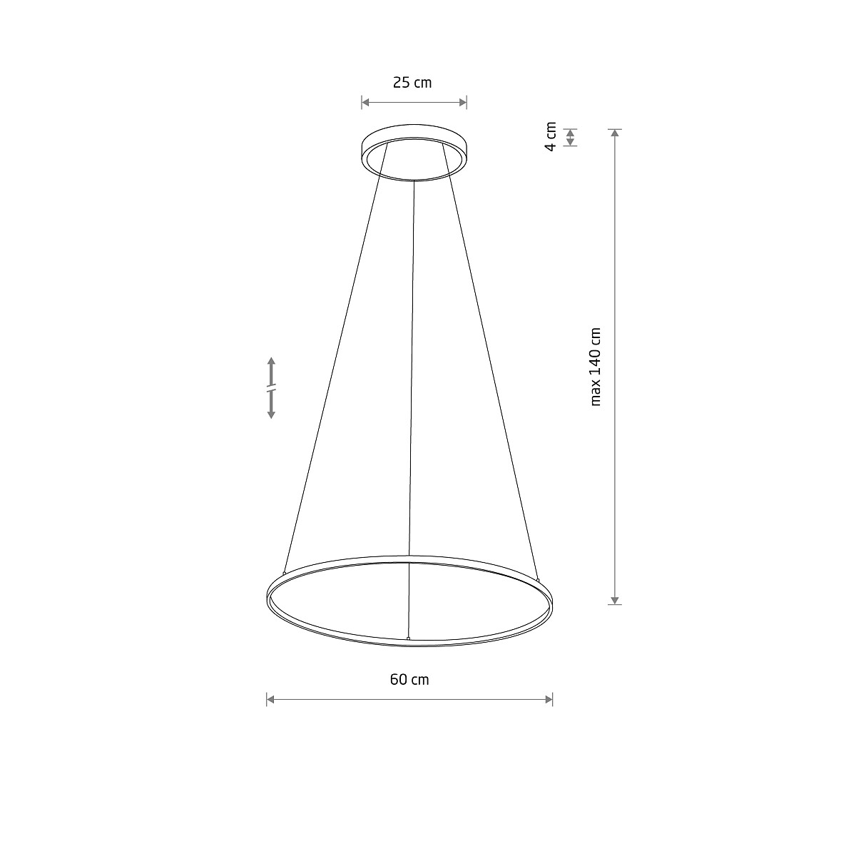 CIRCOLO LED white M 3000K 11604 Nowodvorski